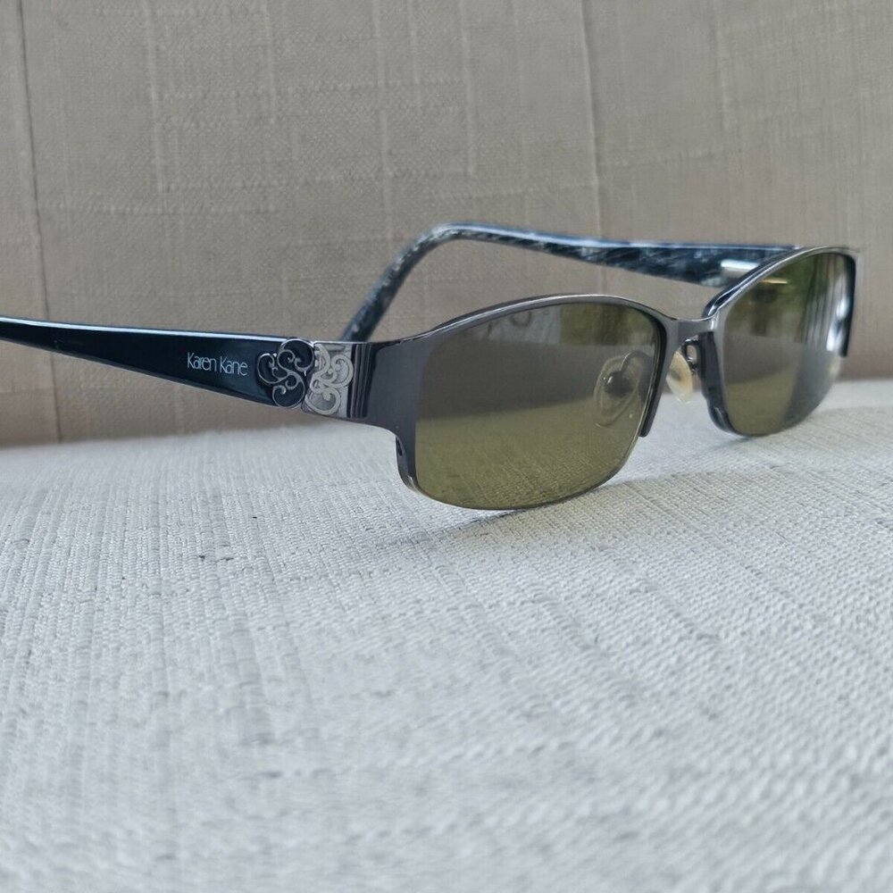 Karen Kane Ladies Glasses Frame Black Tone Half Rim 49[]16 130 Eyeglasses Frame